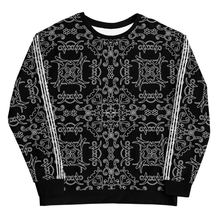 Damask W21 White Stripes Unisex Sweatshirt