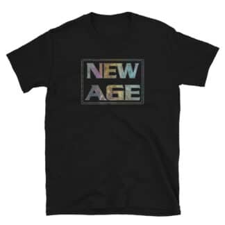 Black New Age Rave T-shirt
