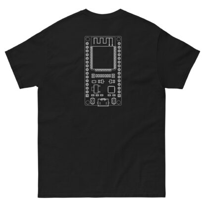 ESP32 Module Technical Diagram Front/Back T-Shirt - Image 13