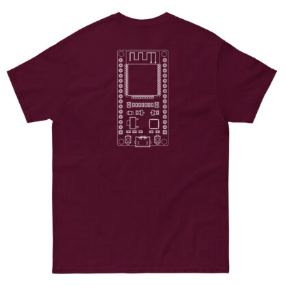 ESP32 Module Technical Diagram Front/Back T-Shirt - Image 12