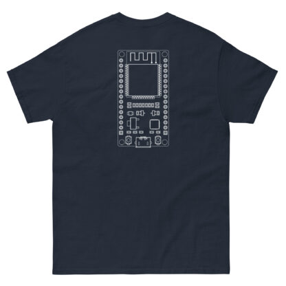 ESP32 Module Technical Diagram Front/Back T-Shirt - Image 15