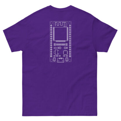 ESP32 Module Technical Diagram Front/Back T-Shirt - Image 17